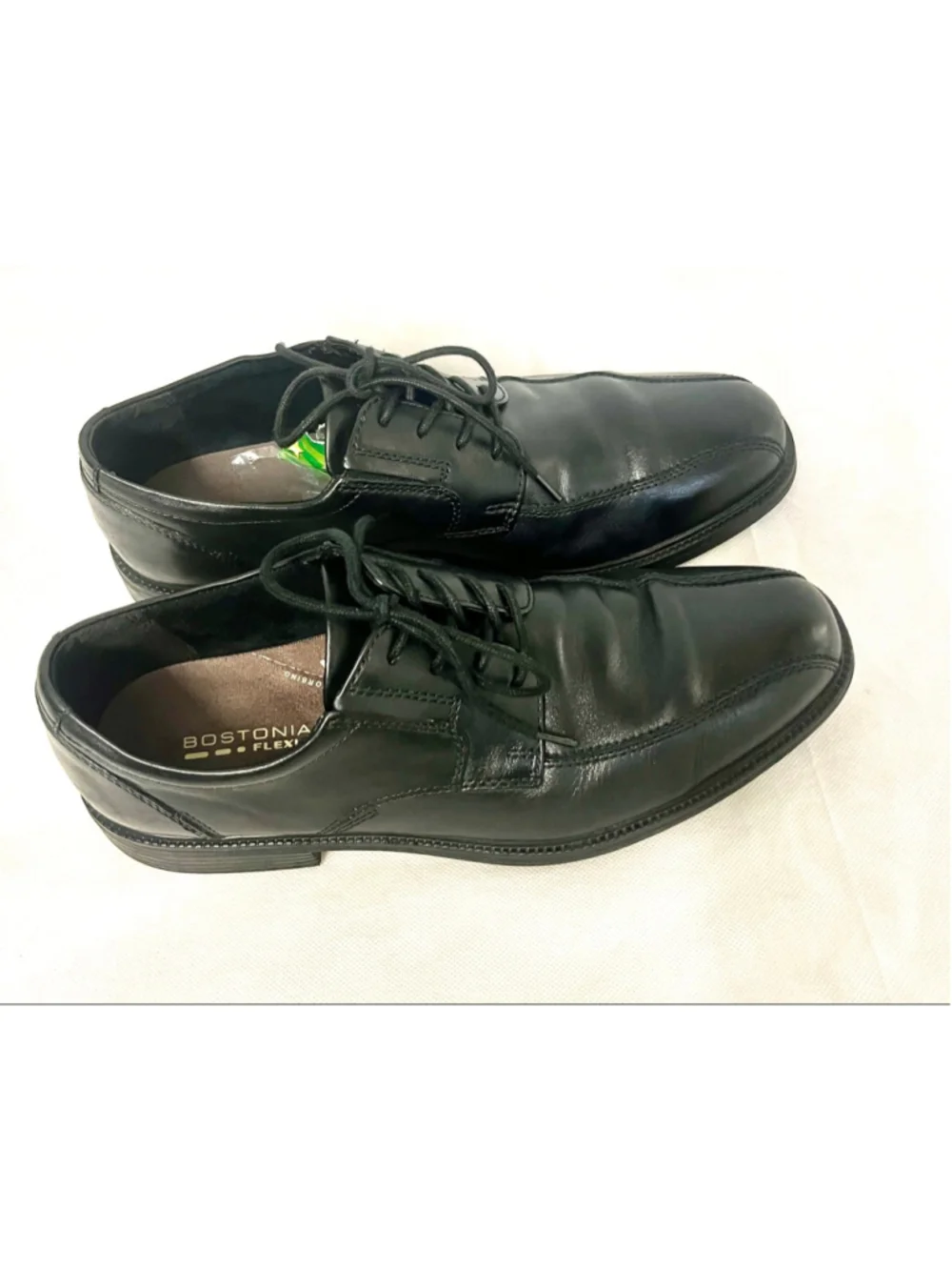 Bostonian Flexlite Ipswich Black Lace up Leather Loafers men's size 10M US